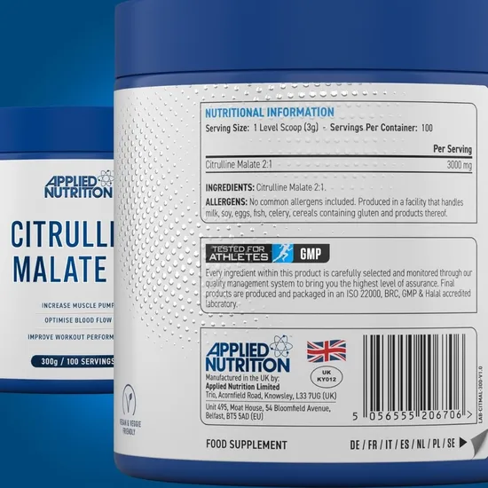 Applied Nutrition Citrulline Malate 2:1 3000mg 300g