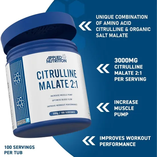 Applied Nutrition Citrulline Malate 2:1 3000mg 300g