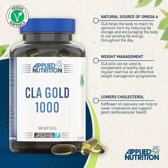 Applied Nutrition CLA Gold 1000 100 Softgels