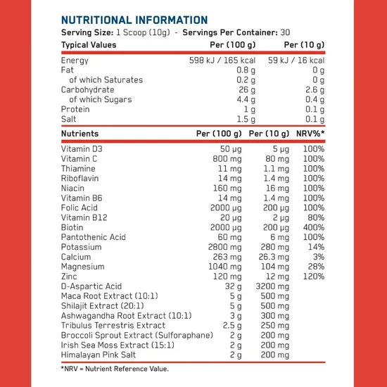 Applied Nutrition Agewell 40+ TRT Orange Burst 300g