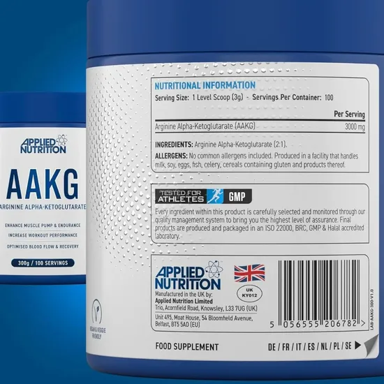 Applied Nutrition AAKG 3000mg 300g