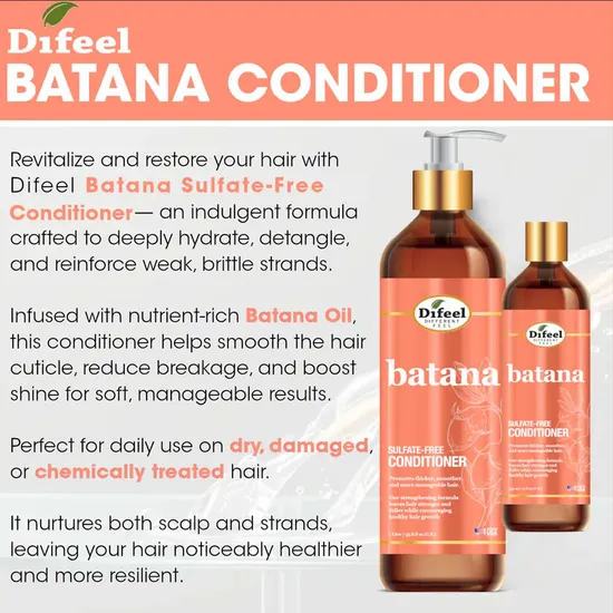 Difeel Batana Sulphate Free Conditioner 354.9ml