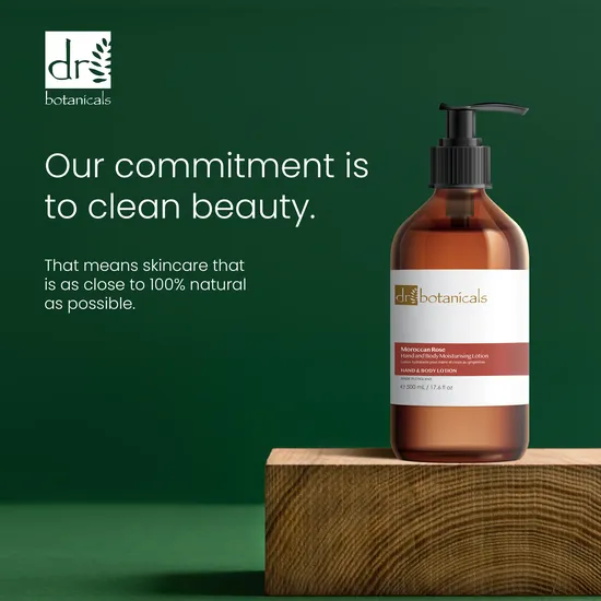 Dr Botanicals Moroccan Rose Hand & Body Moisturising Lotion 500ml