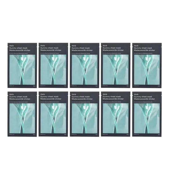 Abib Gummy Sheet Mask Madecassoside Sticker 27ml x 10pcs