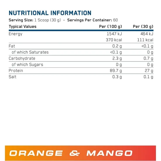 Applied Nutrition Beef-XP Orange & Mango 1800g