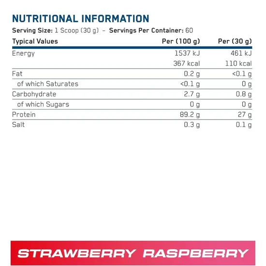 Applied Nutrition Beef-XP Strawberry Raspberry 1800g