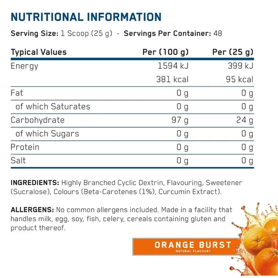 Applied Nutrition Carb X Orange Burst 1200g