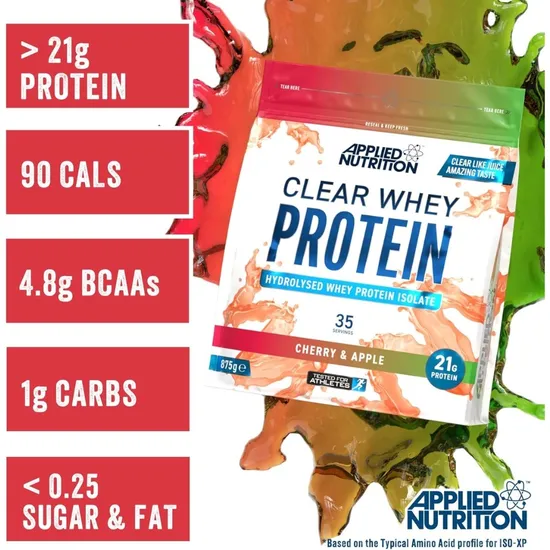 Applied Nutrition Clear Whey Protein Cherry & Apple 875g