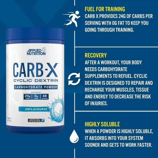 Applied Nutrition Carb X Unflavoured 1200g