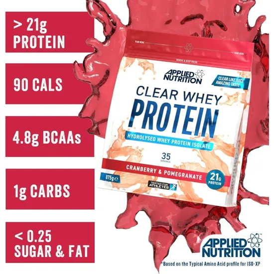 Applied Nutrition Clear Whey Protein Cranberry & Pomegranate 875g