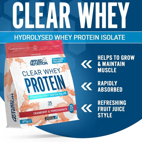 Applied Nutrition Clear Whey Protein Cranberry & Pomegranate 875g