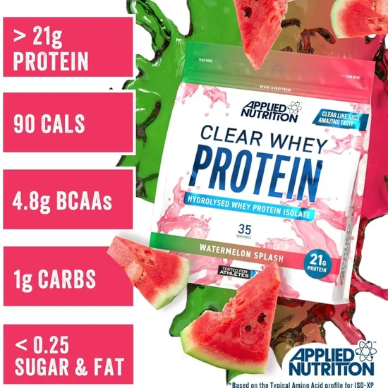Applied Nutrition Clear Whey Protein Watermelon Splash 875g