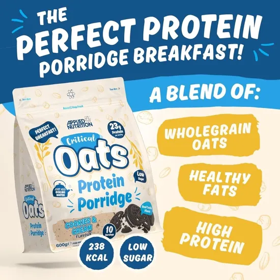 Applied Nutrition Critical Oats Protein Porridge Cookies & Cream 600g