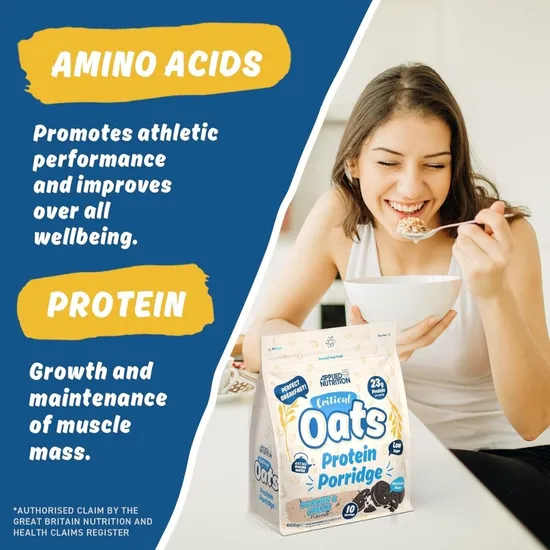 Applied Nutrition Critical Oats Protein Porridge Cookies & Cream 600g
