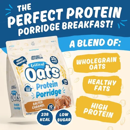 Applied Nutrition Critical Oats Protein Porridge Salted Caramel 600g