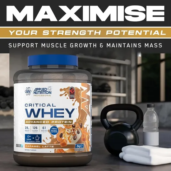 Applied Nutrition Critical Whey Banana Strawberry Smoothie 825g