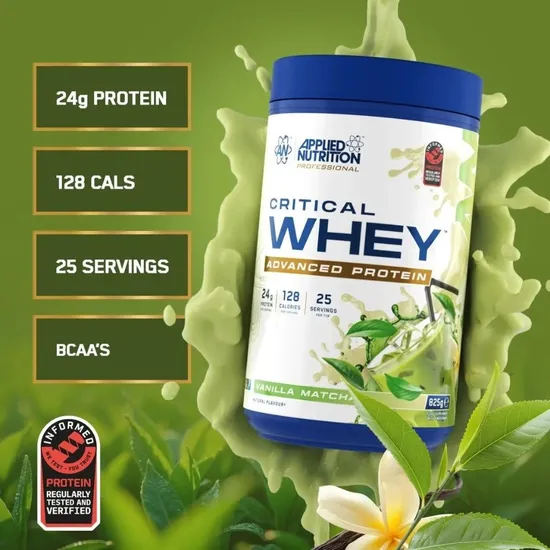 Applied Nutrition Critical Whey Vanilla Matcha 825g