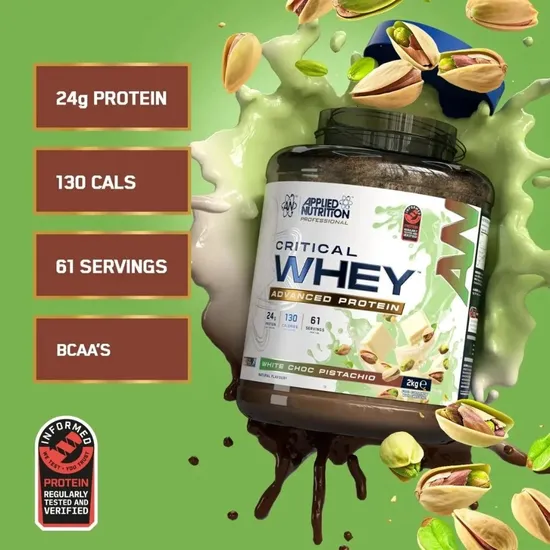 Applied Nutrition Critical Whey White Choc Pistachio 825g