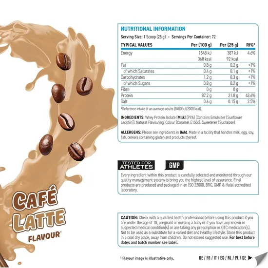 Applied Nutrition ISO-XP Cafe Latte 1800g