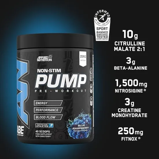 Applied Nutrition Pump Blue Razz 500g