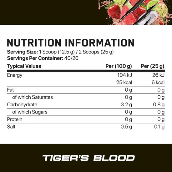 Applied Nutrition Pump Tigers Blood 500g