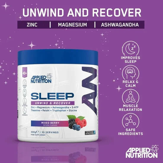 Applied Nutrition Agewell 40+ Sleep Black Grape 300g