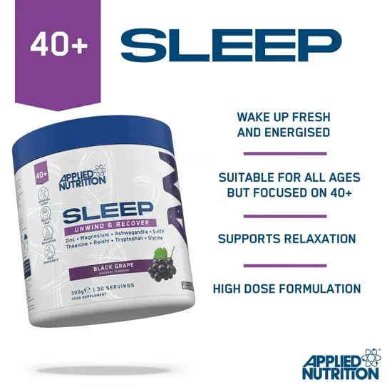 Applied Nutrition Agewell 40+ Sleep Black Grape 300g