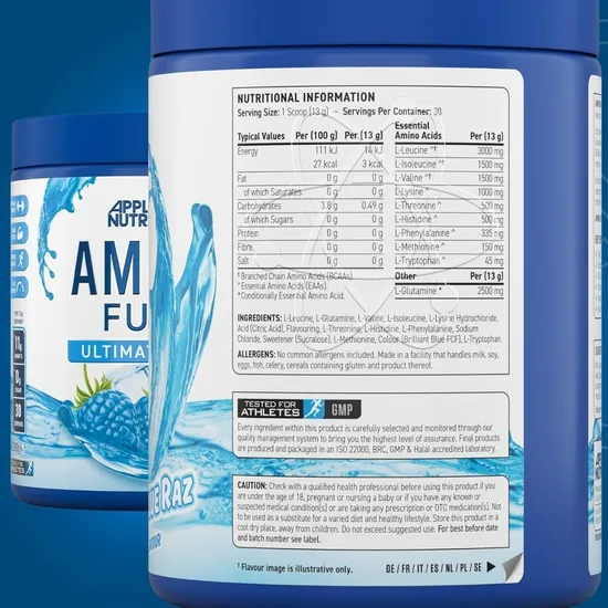 Applied Nutrition Amino Fuel Icy Blue Raz 390g