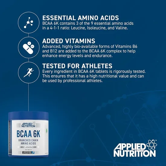 Applied Nutrition BCAA 6k Capsules 300 Capsules