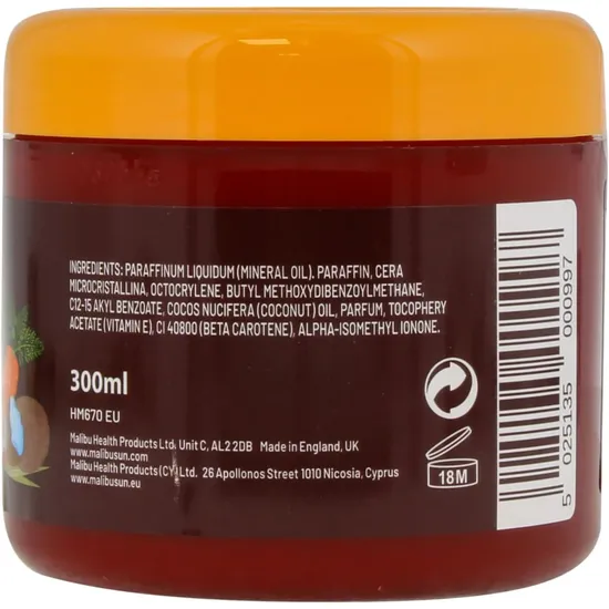 Malibu Bronzing Butter 8 SPF 300ml