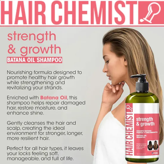 Hair Chemist Strength & Growth Batana Oil Shampoo 1000ml