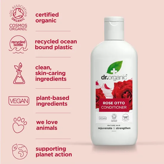 Dr. Organic Bioactive Hair Care Organic Rose Otto Conditioner 265ml