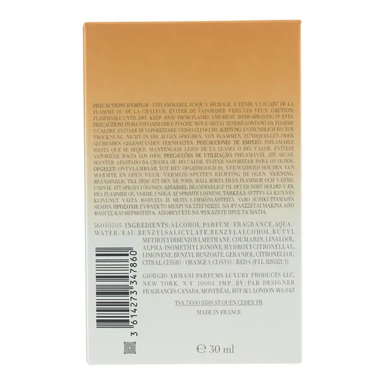 Giorgio Armani Terra Di Gioia Eau De Parfum 30ml