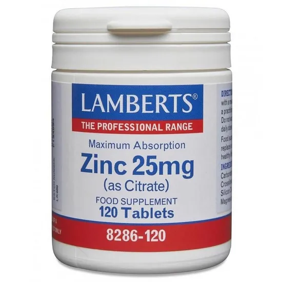 Lamberts Zinc 25mg Tablets 120 Tablets