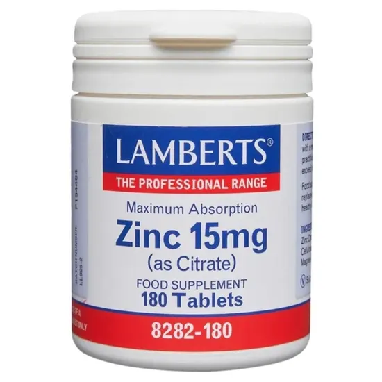 Lamberts Zinc 15mg Tablets 180 Tablets