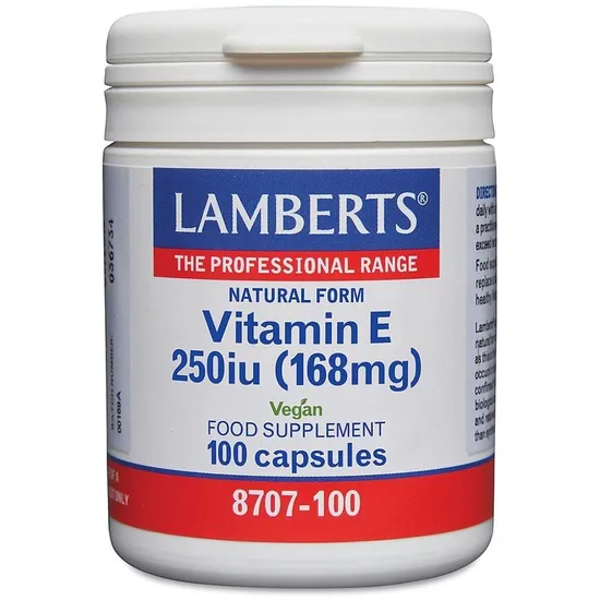 Lamberts Vitamin E 250iu Capsules 100 Capsules