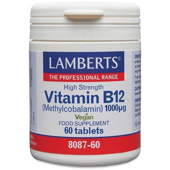 Lamberts Vitamin B12 1000iu Tablets 60 Tablets