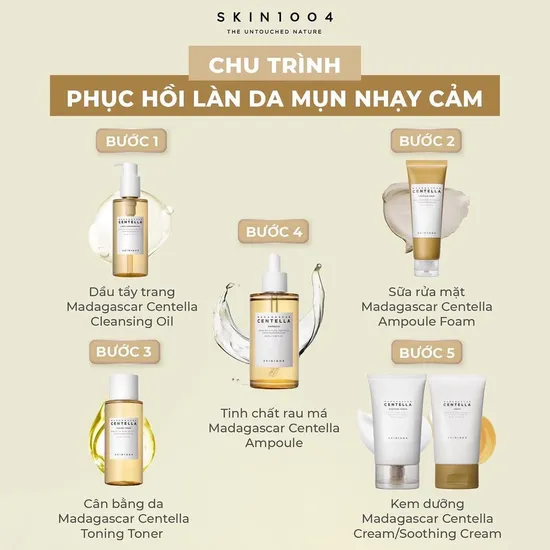Skin1004 Madagascar Centella Travel Kit 5 Types