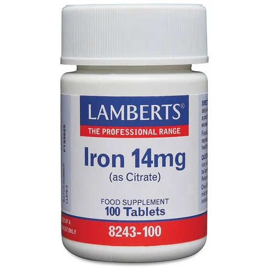 Lamberts Iron 14mg 100 Tablets