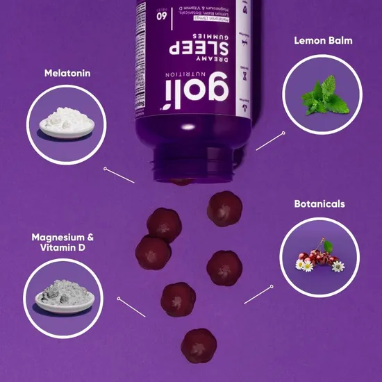 Goli Nutrition Dreamy Sleep Gummies 60 Gummies