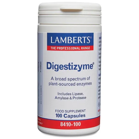 Lamberts Digestizyme Capsules 100 Capsules