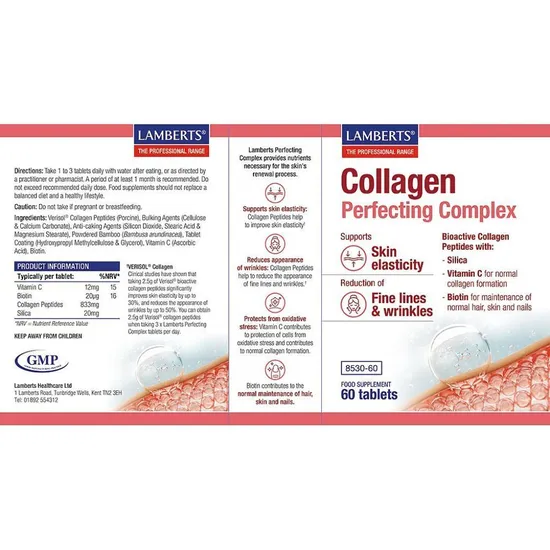 Lamberts Collagen Perfecting Complex Tablets 60 Tablets
