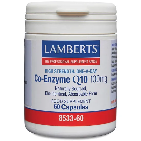 Lamberts Co-Enzyme Q10 100mg Capsules 60 Capsules