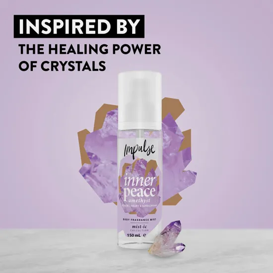 Impulse Inner Peace Amethyst Body Fragrance Mist 150ml