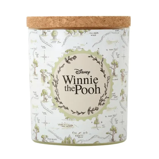 Disney Pooh Hundred Acre Wood Glass Candle