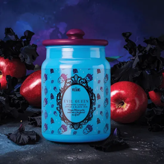 Disney Evil Queen Apple & Black Iris Ceramic Candle