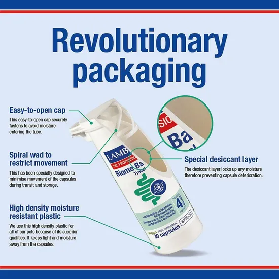 Lamberts Biome Balance Travel Capsules 30 Capsules