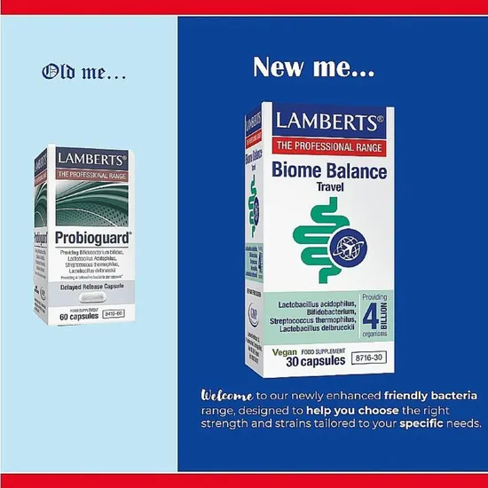 Lamberts Biome Balance Travel Capsules 30 Capsules