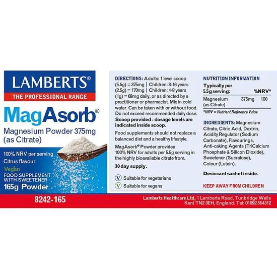 Lamberts MagAsorb Powder 165g