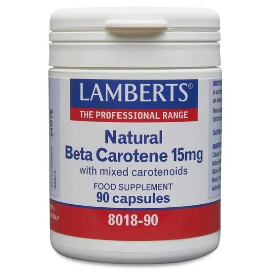Lamberts Natural Beta Carotene 15mg Capsules 90 Capsules